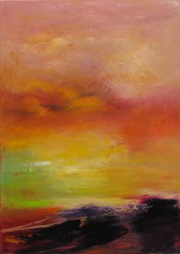 |+|Hoffnungsschimmer / Öl auf Leinwand / 70 x 50