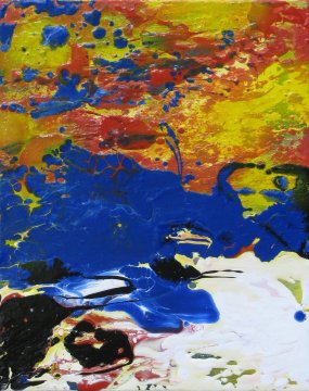 |+|Andernorts X / Öl auf Leinwand, 2016 / 30 x 24