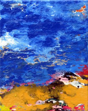 |+|Andernorts II / Öl auf Leinwand, 2016 / 30 x 24