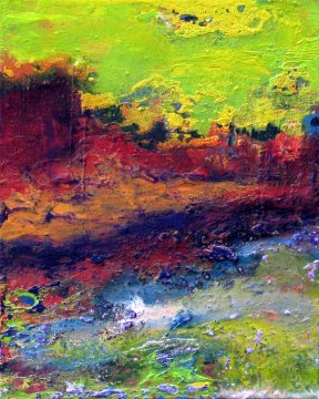 |-|Andernorts V / Öl auf Leinwand, 2016 / 30 x 24