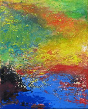 |+|Andernorts VII / Öl auf Leinwand, 2016 / 30 x 24