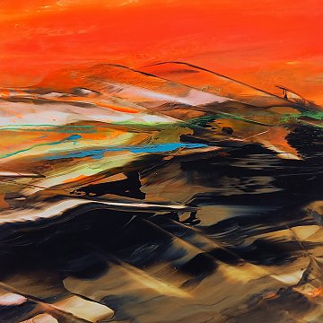 |+|Farbnotiz Nr.1 / Acryl auf Papier / 15 x 15