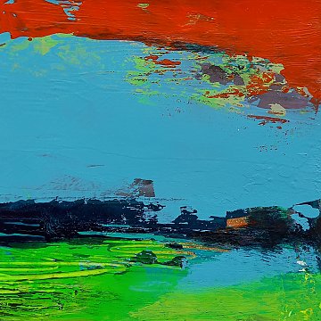 |+|Farbnotiz Nr.11 / Acryl auf Papier / 15 x 15