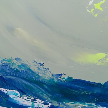 |+|Farbnotiz Nr.22 / Acryl auf Papier / 15 x 15