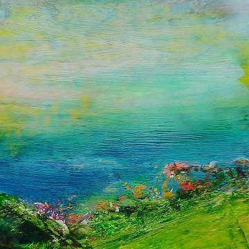 |+|Farbnotiz Nr.29 / Acryl auf Papier / 15 x 15