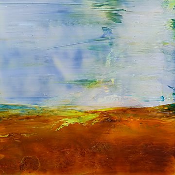 |+|Farbnotiz Nr.30 / Acryl auf Papier / 15 x 15