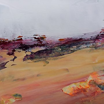 |+|Farbnotiz Nr.34 / Acryl auf Papier / 15 x 15