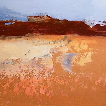 |+|Farbnotiz Nr.35 / Acryl auf Papier / 15 x 15