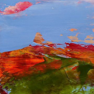 |+|Farbnotiz Nr.36 / Acryl auf Papier / 15 x 15