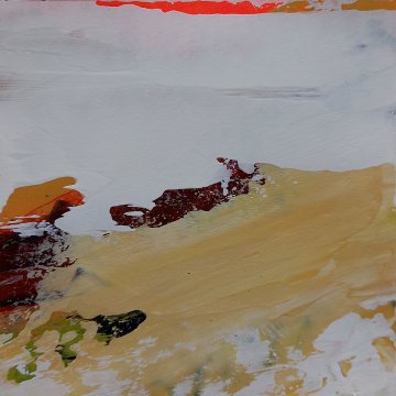 |+|Farbnotiz Nr.39 / Acryl auf Papier / 15 x 15