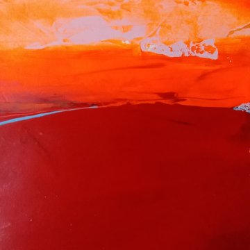 |+|Farbnotiz Nr.41 / Acryl auf Papier / 15 x 15