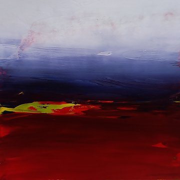 |+|Farbnotiz Nr.47 / Acryl auf Papier / 15 x 15