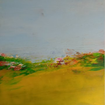 |+|Farbnotiz Nr.48 / Acryl auf Papier / 15 x 15
