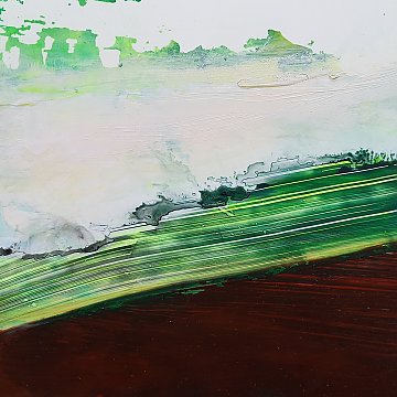 |+|Farbnotiz Nr.6 / Acryl auf Papier / 15 x 15