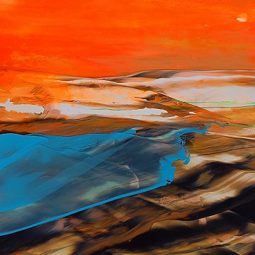 |+|Farbnotiz Nr.8 / Acryl auf Papier / 15 x 15