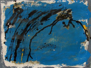 |+|Crispinus  / Acryl und Tusche auf Papier / 32 x 44