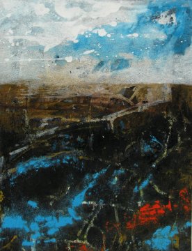 |+|Duvelscamp  / Acryl und Tusche auf Papier / 44 x 32