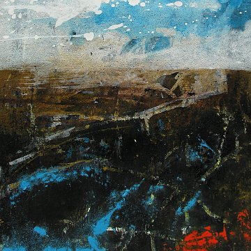 |+|Duvelscamp  / Acryl und Tusche auf Papier / 44 x 32
