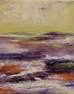 |-|Dünung / Öl auf Leinwand / 50 x 40