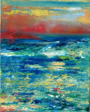 |+|Erwachen / Öl auf Leinwand / 50 x 40