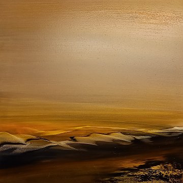 |+|Gesso6 / Öl auf Gessoplatte, 2023 / 30 x 30