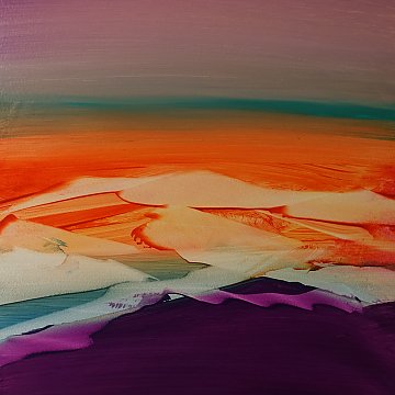 |+|Gesso1 / Öl auf Gessoplatte, 2023 / 30 x 30