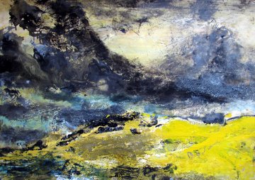 |-|Gewitter / Öl auf Leinwand / 80 x 100