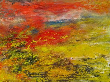 |-|Glut / Öl auf Leinwand / 60 x 80