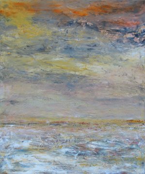 |+|Morgenstille / Öl auf Leinwand / 120 x 100