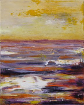 |-|Nahes Licht / Öl auf Leinwand / 50 x 40