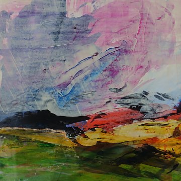 |+|St14 / Acryl aufSteinpapier, 2022 / 30 x 30