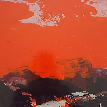 |+|ST 19 / Acryl auf Steinpapier / 30 x 30