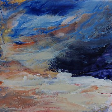 |+|St2 / Acryl aufSteinpapier, 2022 / 30 x 30 / Euro 280.00