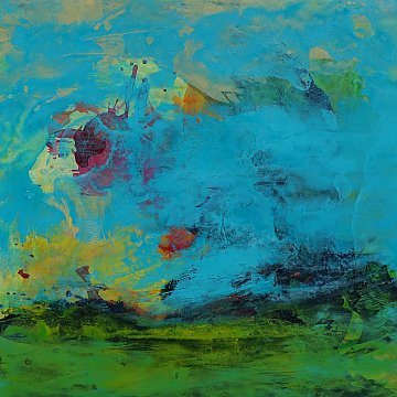 |+|St7 / Acryl aufSteinpapier, 2022 / 30 x 30