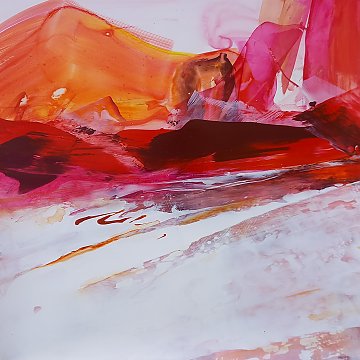 |+|St9  / Acryl aufSteinpapier, 2022 / 30 x 30