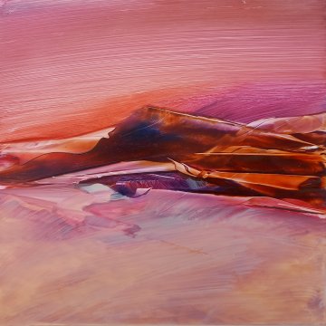 |+|Stpoe6 / Öl auf Steinpapier, 2023 / 20 x 20