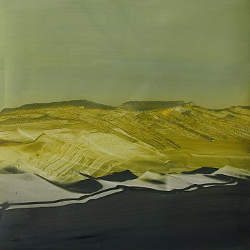 |+|Stpoe3 / Öl auf Steinpapier, 2023 / 30 x 30