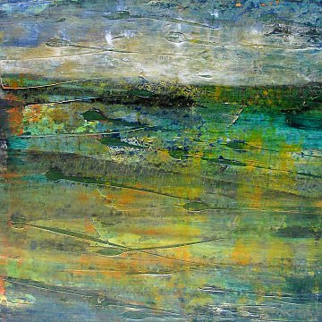 |+|Strom II   / Acryl und Öl auf Papier / 60 x 40