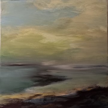 |+|Überall7 / Öl auf Leinwand, 2023 / 40 x 40