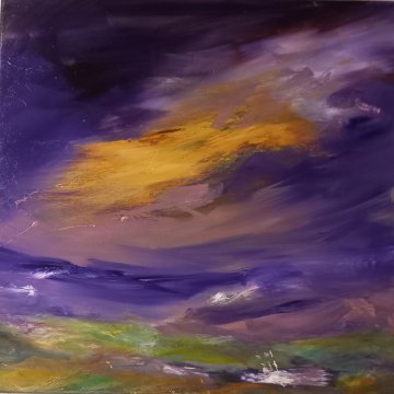 |+|Überall8 / Öl auf Leinwand, 2023 / 50 x 50