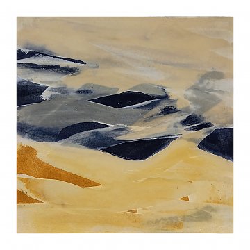 |+|InWachs3 / gewachstes Papier und Ölfarben, 2024 / 20 x 20