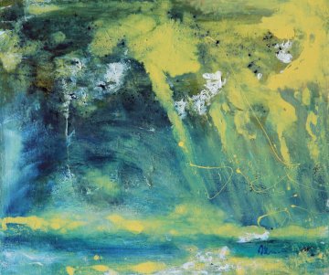 |+|Unwetter / Öl auf Leinwand / 50 x 60