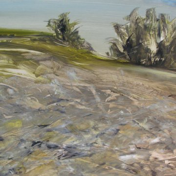 |+|Wisseler Dünen 3 / Öl auf Lana Vanguard, 2023 / 30 x 30