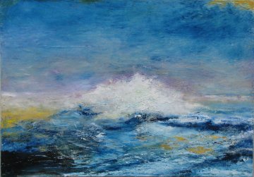 |+|Hohe Gischt / Öl auf Leinwand / 70 x 100